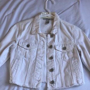 Refuge, extra small, white, button up jacket